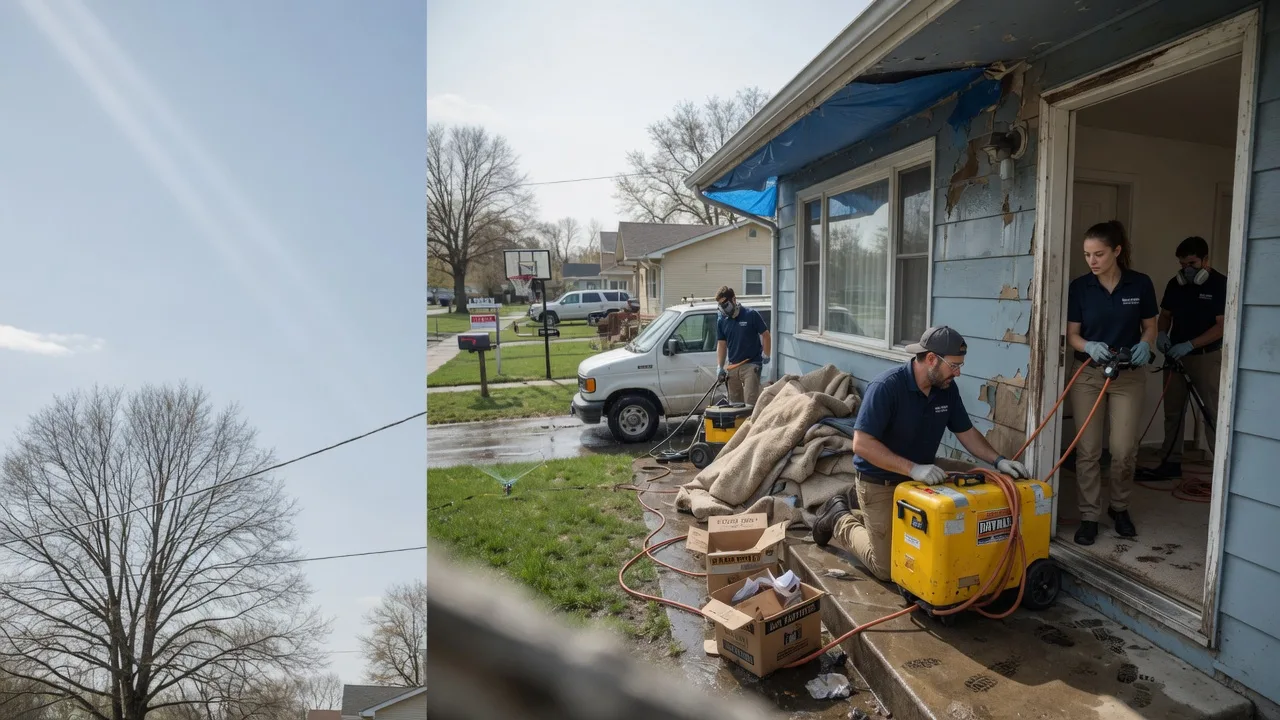 Basement Flood Cleanup in Pittsfield, IL near me